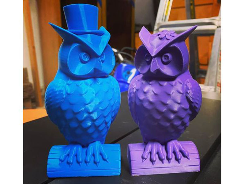 猫头鹰夫妇3D打印模型免费STL文件下载-深圳市博易特智能科技有限公司
