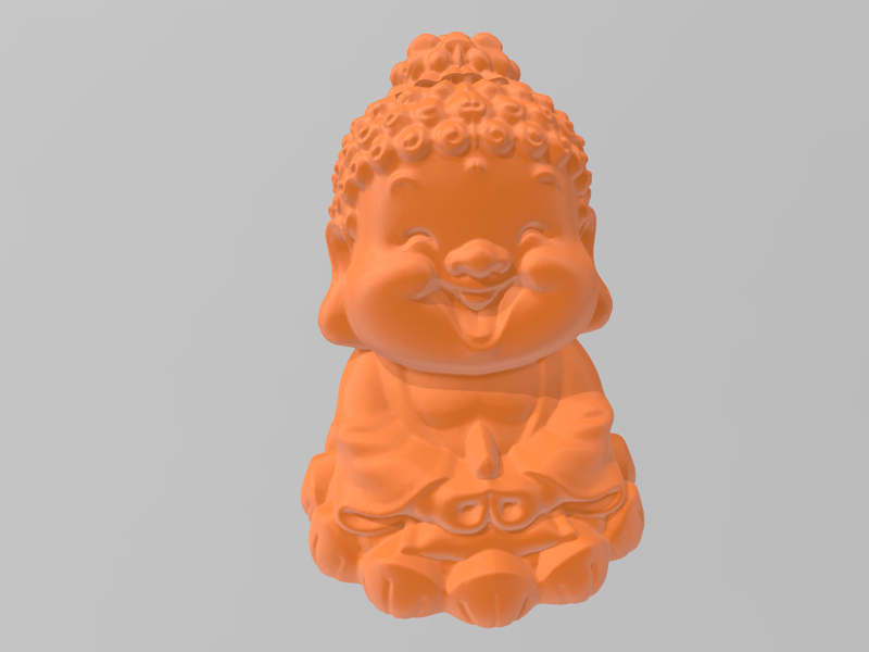 可爱的宝宝佛存钱罐3D打印模型免费STL文件下载-深圳市博易特智能科技有限公司