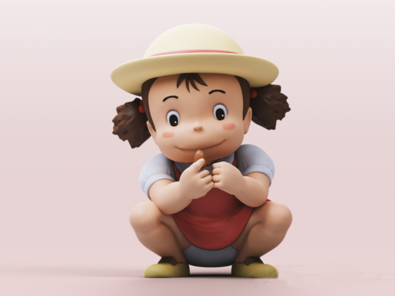 草壁梅(龙猫)3D打印模型免费STL文件下载-深圳市博易特智能科技有限公司