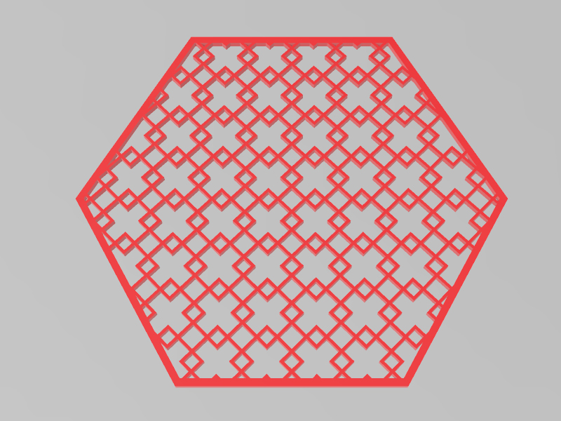 六边形盒盖/杯垫3D打印模型免费STL文件下载-深圳市博易特智能科技有限公司